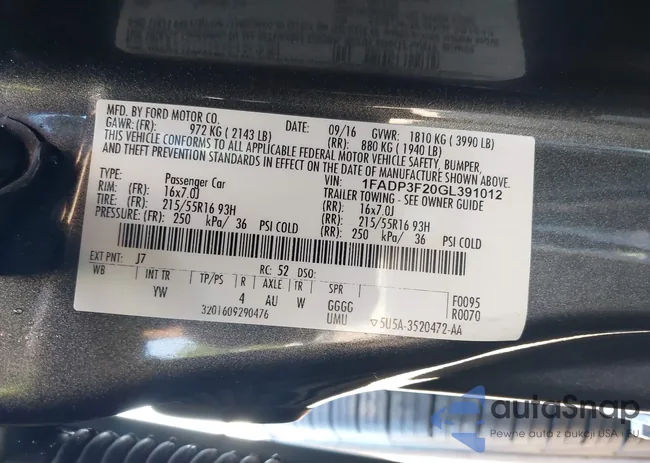 1FADP3F20GL391012: 37563425