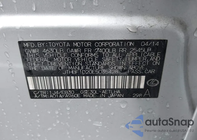 JTHBF1D20E5035428: 37594721