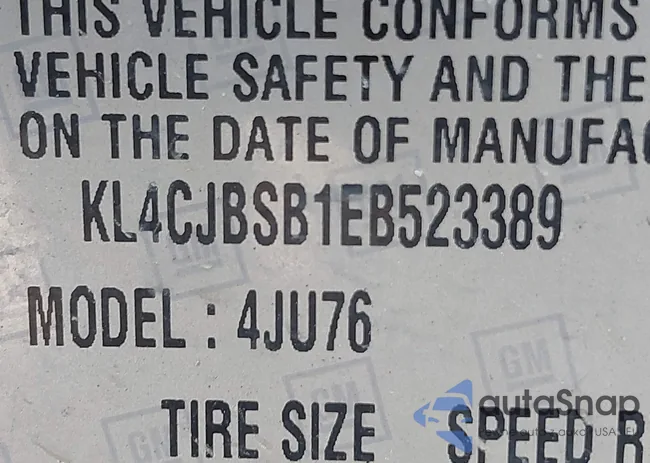 KL4CJBSB1EB523389: 37600059