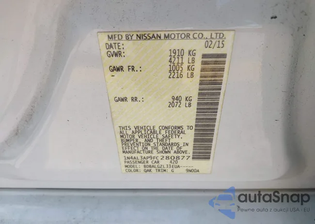 1N4AL3AP9FC280877: 37603426