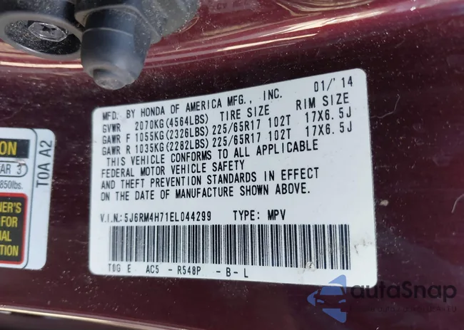 5J6RM4H71EL044299: 37613342