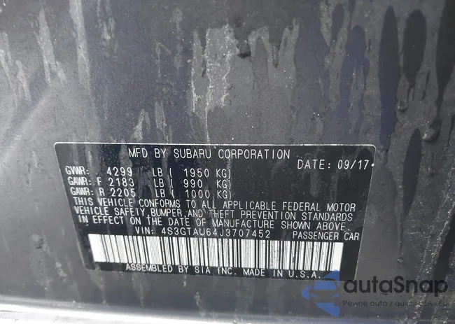 4S3GTAU64J3707452: 37634740