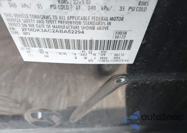 2FMDK3AC2ABA52294: 37642877