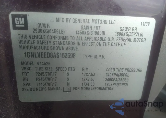 1GNLVEED8AS153598: 37662925