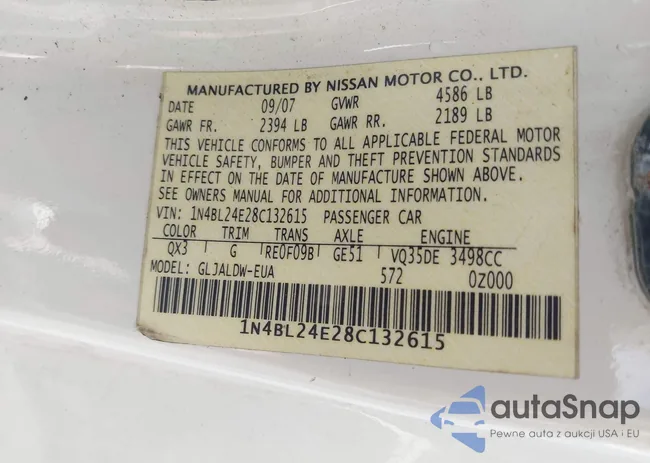 1N4BL24E28C132615: 37668154