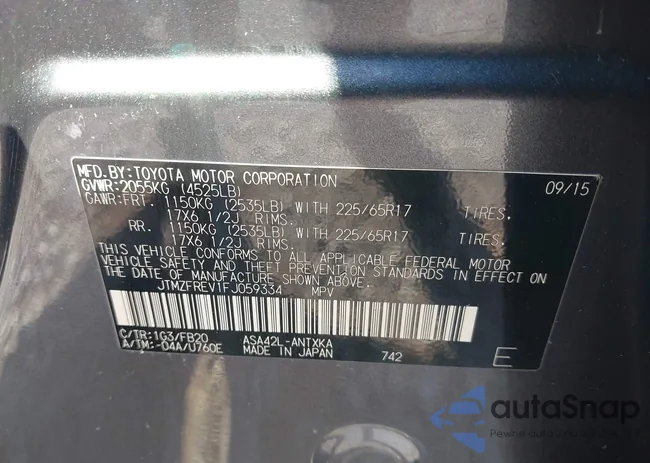 JTMZFREV1FJ059334: 37669867