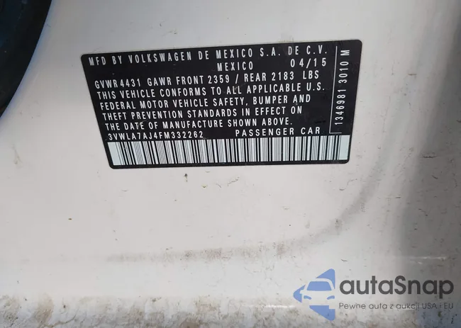 3VWLA7AJ4FM332262: 37681851