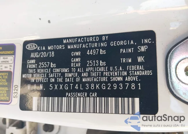 5XXGT4L38KG293781: 37681114