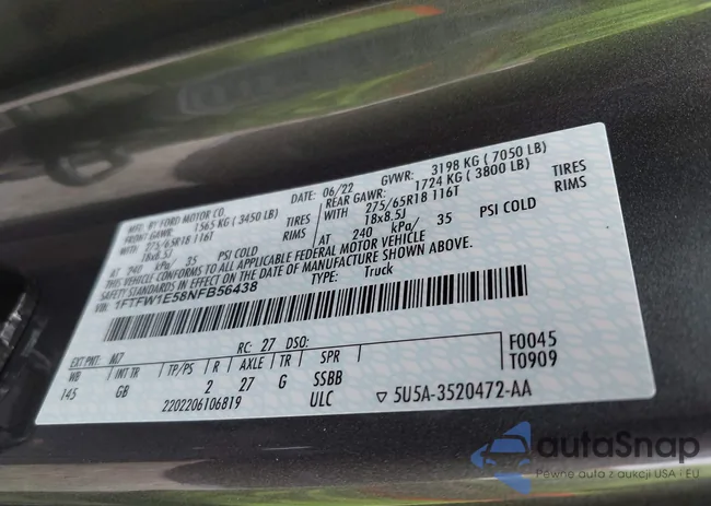 1FTFW1E58NFB56438: 37687604