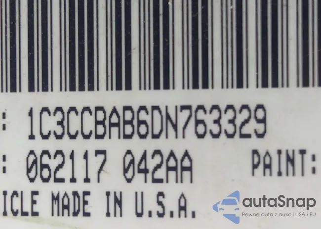 1C3CCBAB6DN763329: 37715201