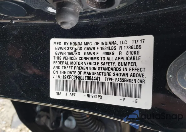 19XFC2F80JE004441: 37737918