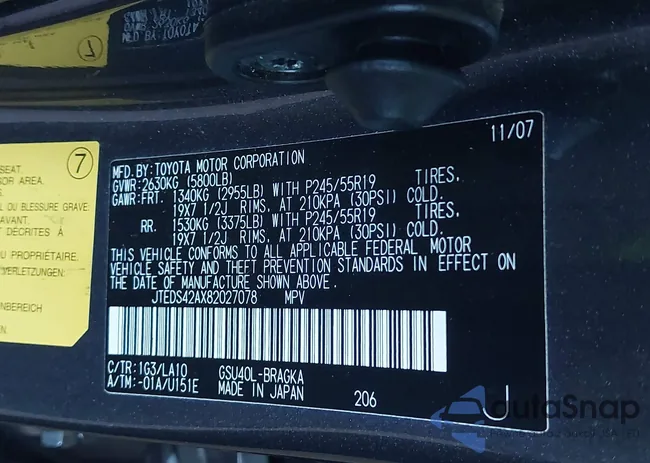 JTEDS42AX82027078: 37750894