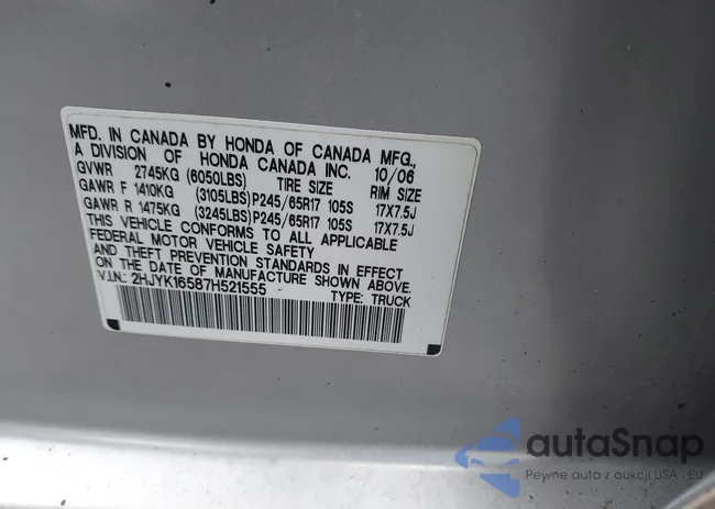 2HJYK16587H521555: 37750994