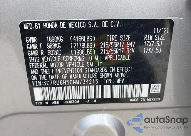 3CZRU6H50NM734215: 37756681