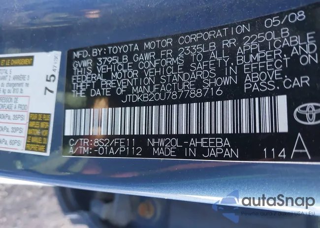 JTDKB20U787788716: 37771041