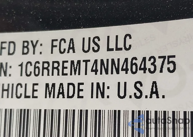 1C6RREMT4NN464375: 37777086