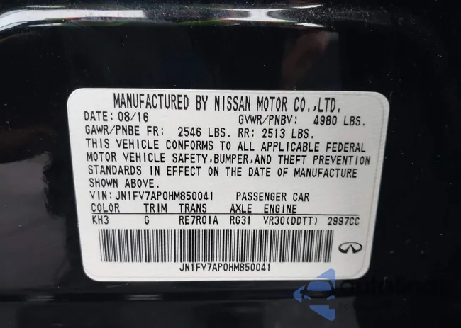 JN1FV7AP0HM850041: 37783322