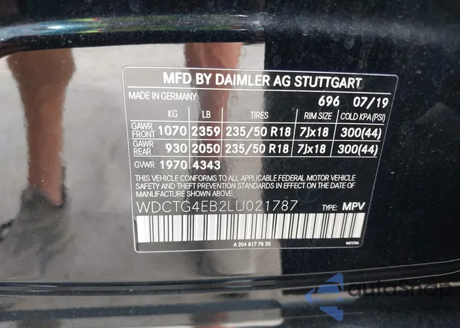 WDCTG4EB2LU021787: 37782891