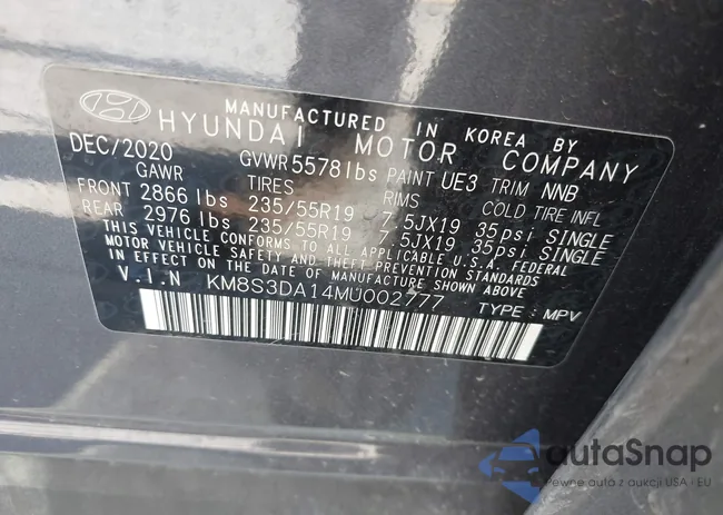 KM8S3DA14MU002777: 37793556