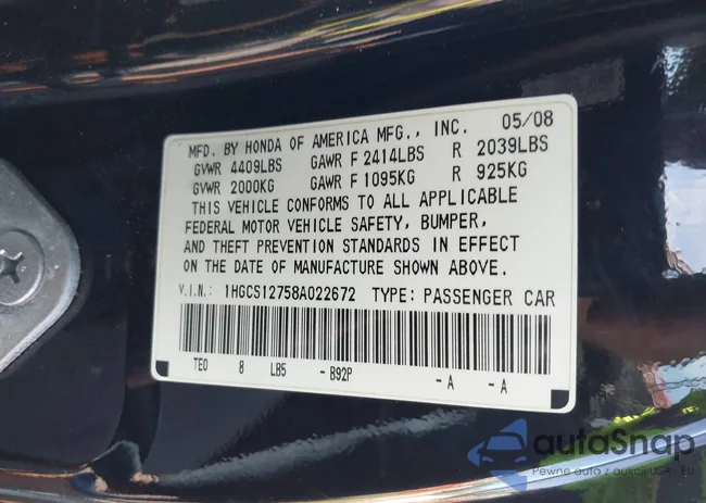 1HGCS12758A022672: 37794660