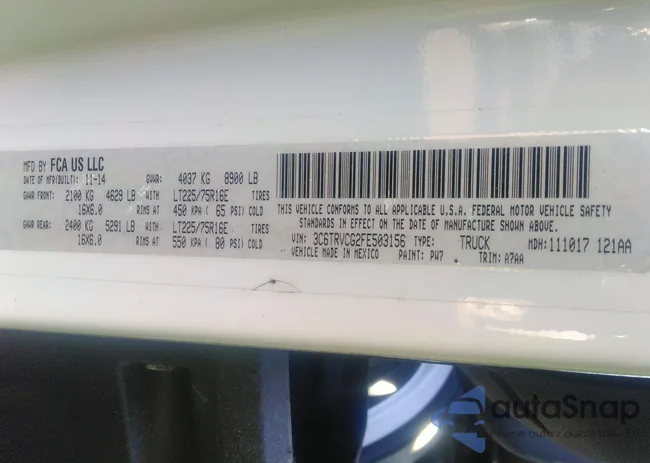 3C6TRVCG2FE503156: 37797112