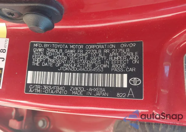 JTDKN3DU4A0064553: 37815543