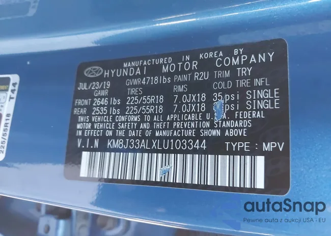 KM8J33ALXLU103344: 37829071