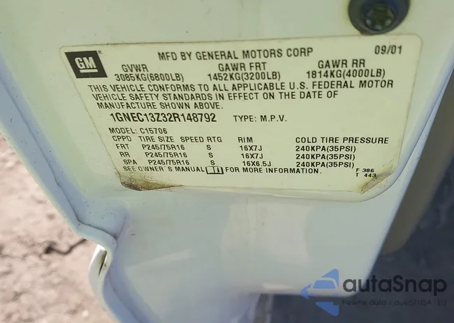 1GNEC13Z32R148792: 37838647