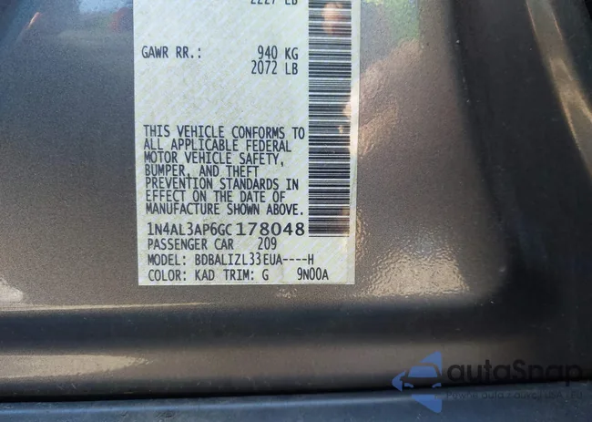 1N4AL3AP6GC178048: 37845502