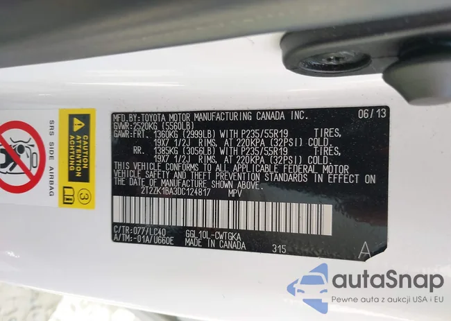 2T2ZK1BA3DC124817: 37864737