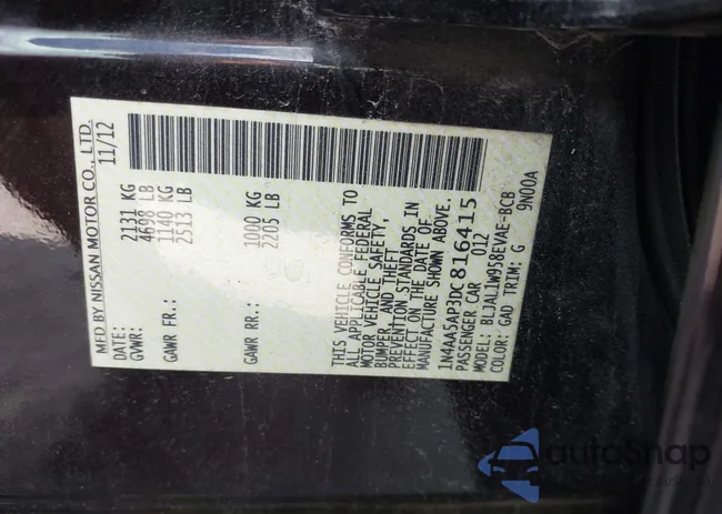 1N4AA5AP3DC816415: 37889153