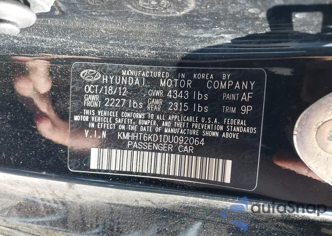 KMHHT6KD1DU092064: 37893697