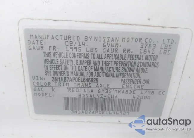 3N1AB7AP0EL646929: 38916932