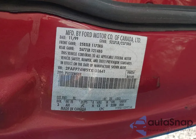 2FAFP74W5YX132641: 38921465