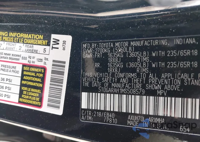 5TDGARAH1MS508579: 38922759