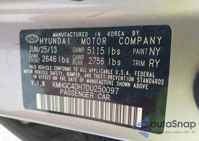 KMHGC4DH7DU250097: 38927481