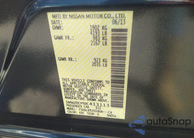 1N4AZ0CP9DC413113: 38946557