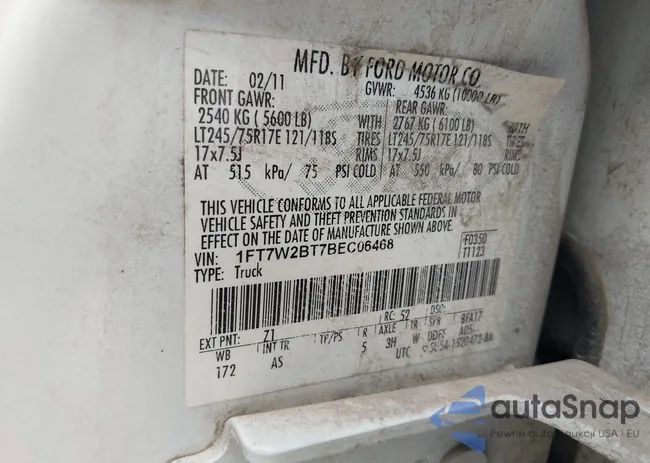 1FT7W2BT7BEC06468: 38959978