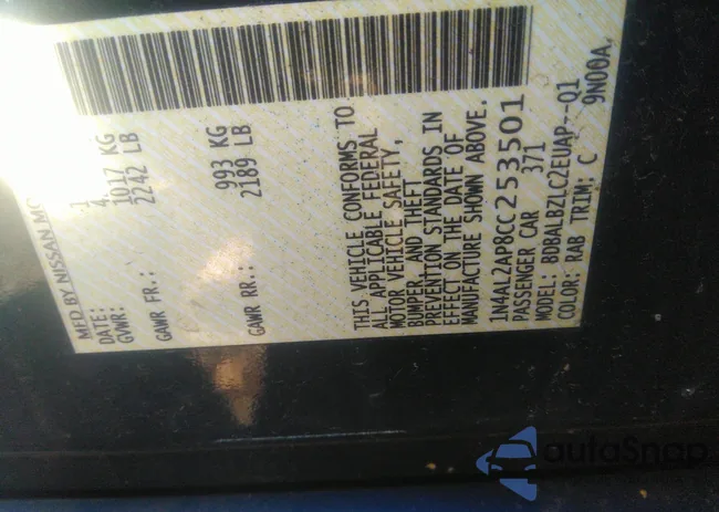 1N4AL2AP8CC253501: 38962219