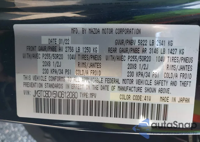 JM3TCBDY5N0612080: 38975982