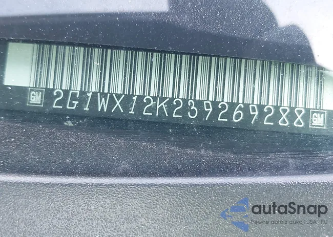 2G1WX12K239269288: 38976837