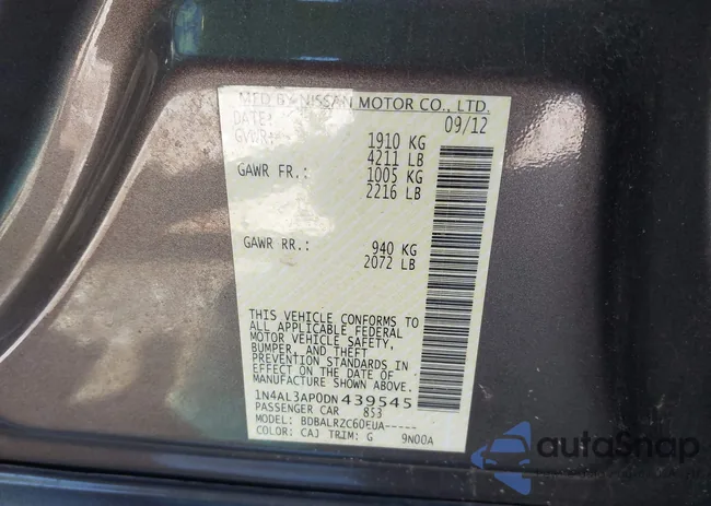 1N4AL3AP0DN439545: 38976592