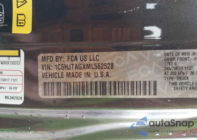 1C6HJTAGXML562528: 38979741