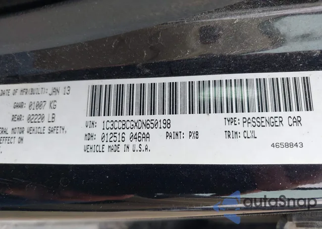 1C3CCBCGXDN650198: 38982443