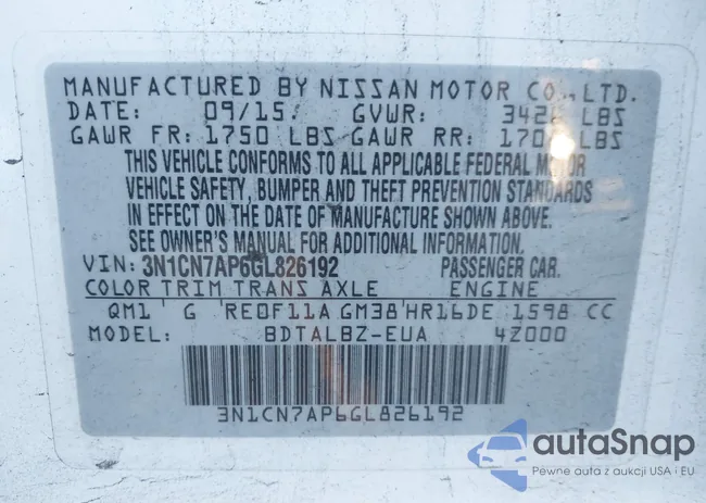 3N1CN7AP6GL826192: 38985547