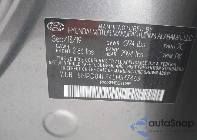 5NPD84LF4LH537463: 38986321