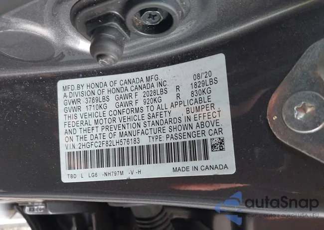 2HGFC2F82LH576183: 38989328