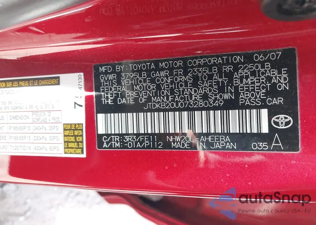 JTDKB20U073280349: 38995901