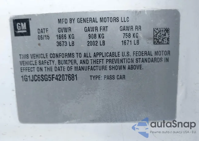 1G1JC6SG5F4207681: 38997746