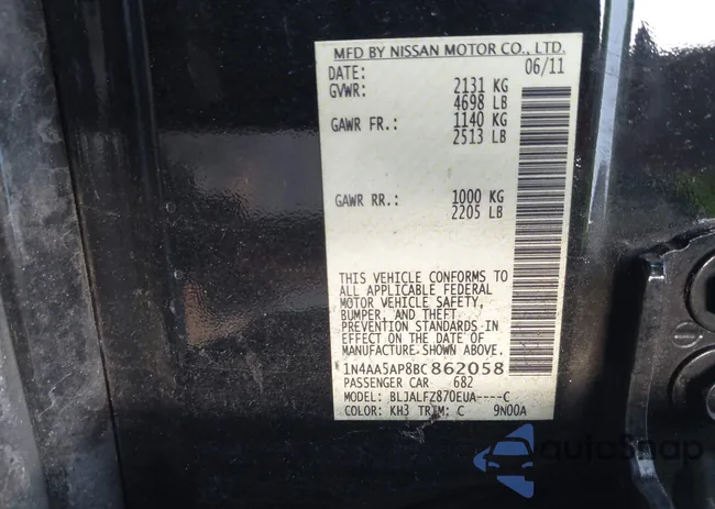 1N4AA5AP8BC862058: 39000562